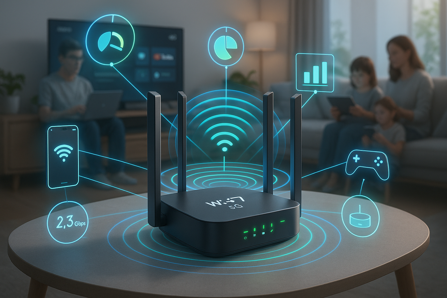 How WiFi 7 5G Routers Simplify Home Network Management for Multiple De ... - G Router Settings For Multiple Devices