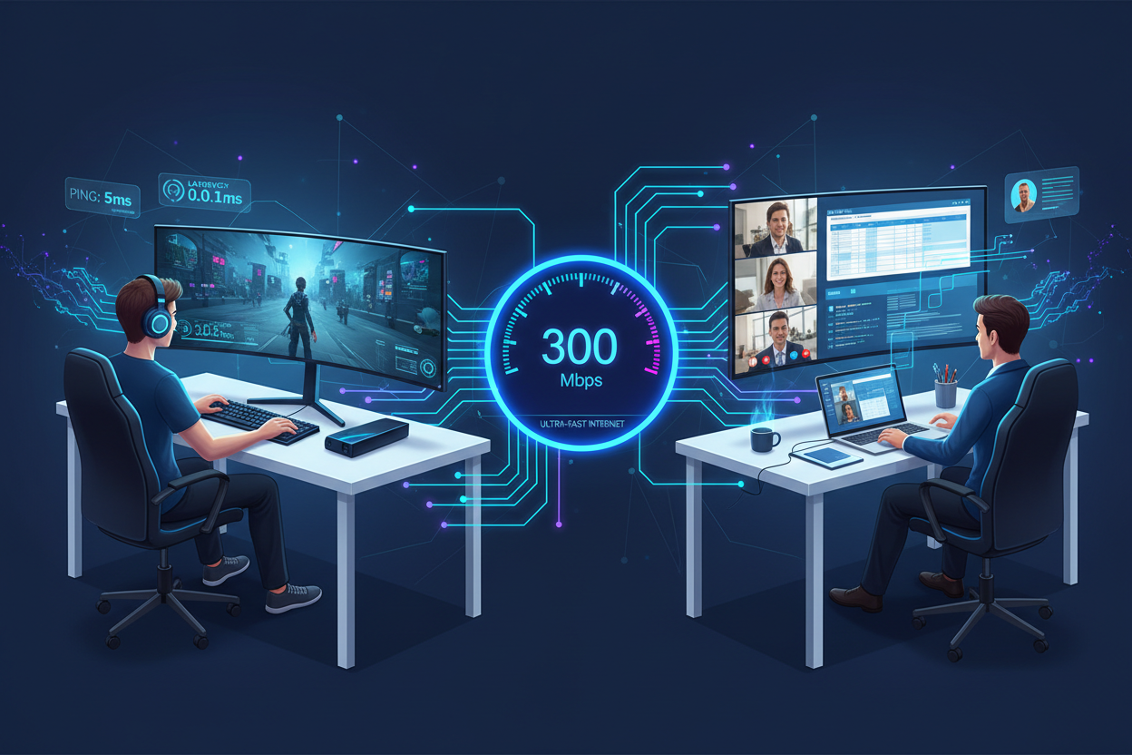 300 Mbps Internet: Speed for Gaming & Work