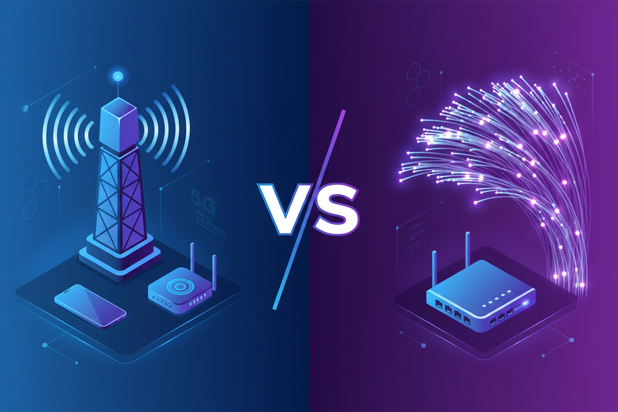5G vs Fiber: Best Home Internet Choice