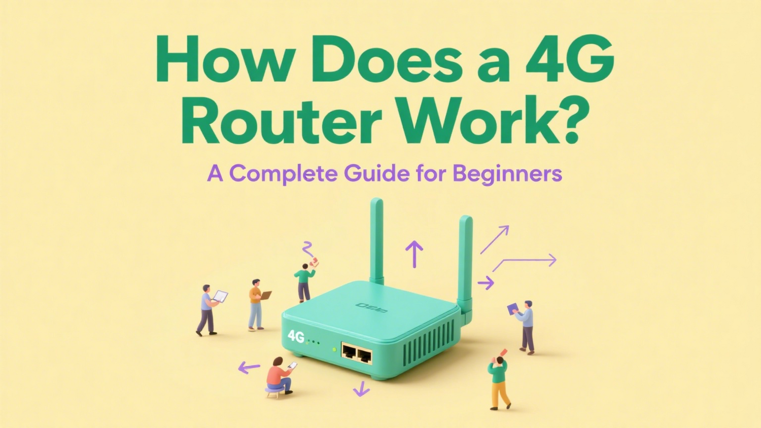 How Does a 4G Router Work? A Complete Guide for Beginners - ZBTWIFI