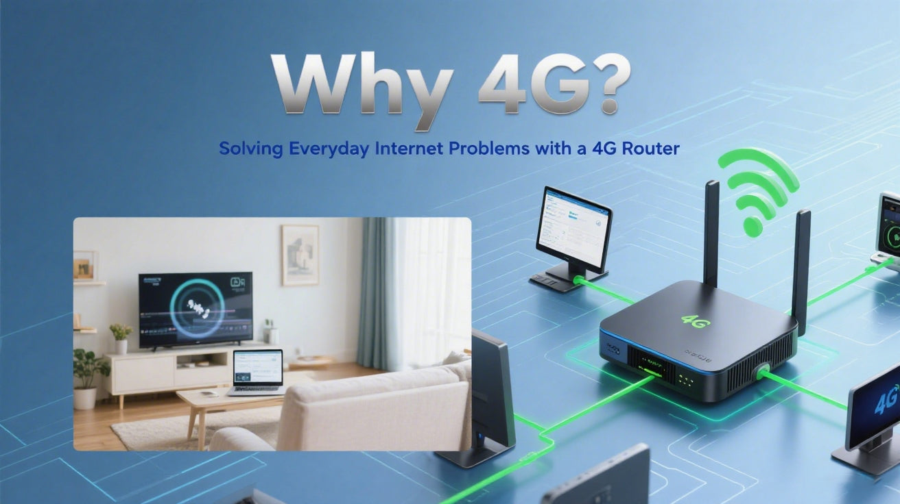 Why 4G? Solving Everyday Internet Problems with a 4G Router – ZBTWIFI