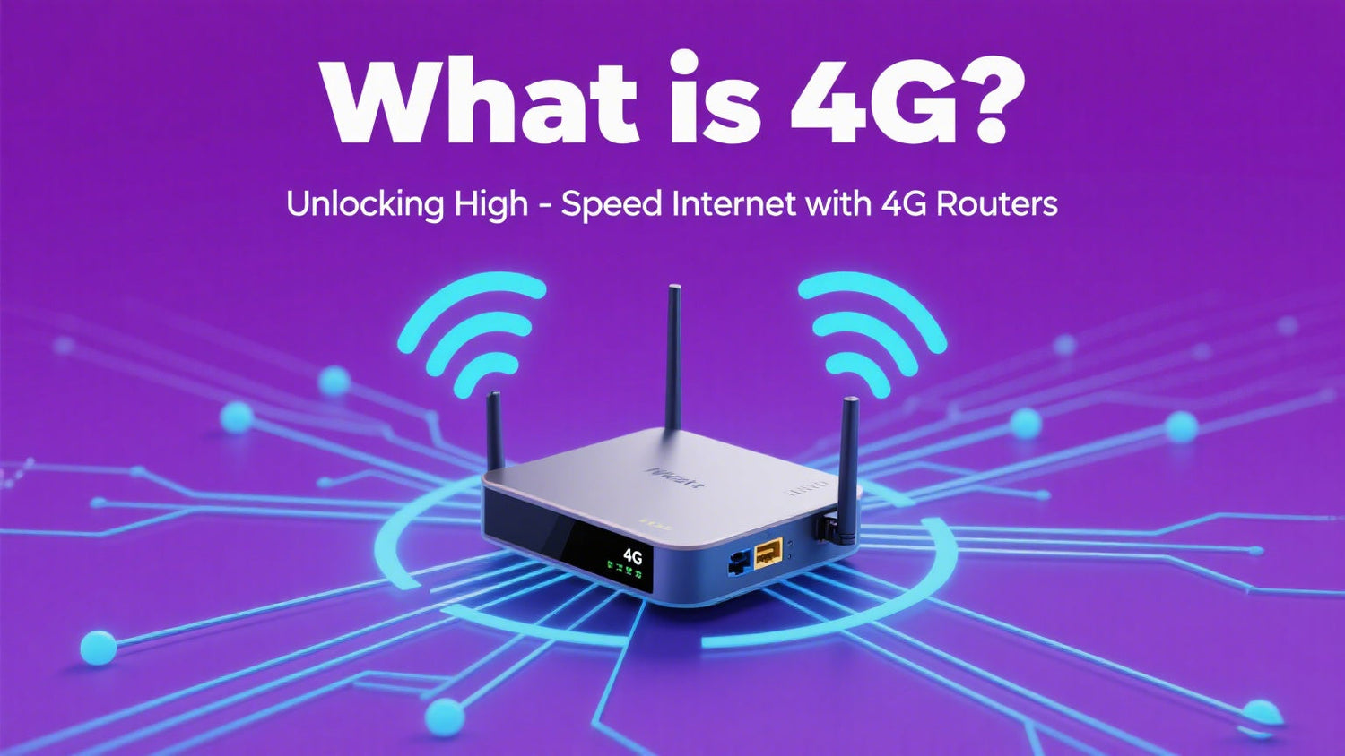 What is 4G? Unlocking High-Speed Internet with 4G Routers - ZBTWIFI