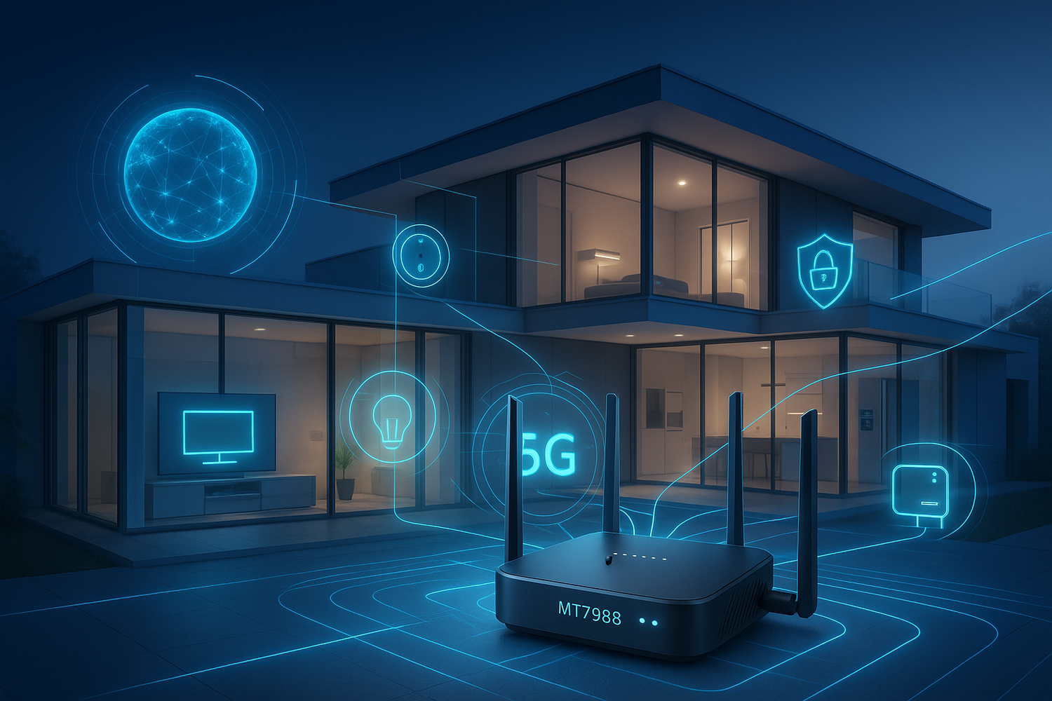 Building the Smart Home of Tomorrow with the MT7988 5G Router - ZBTWIFI
