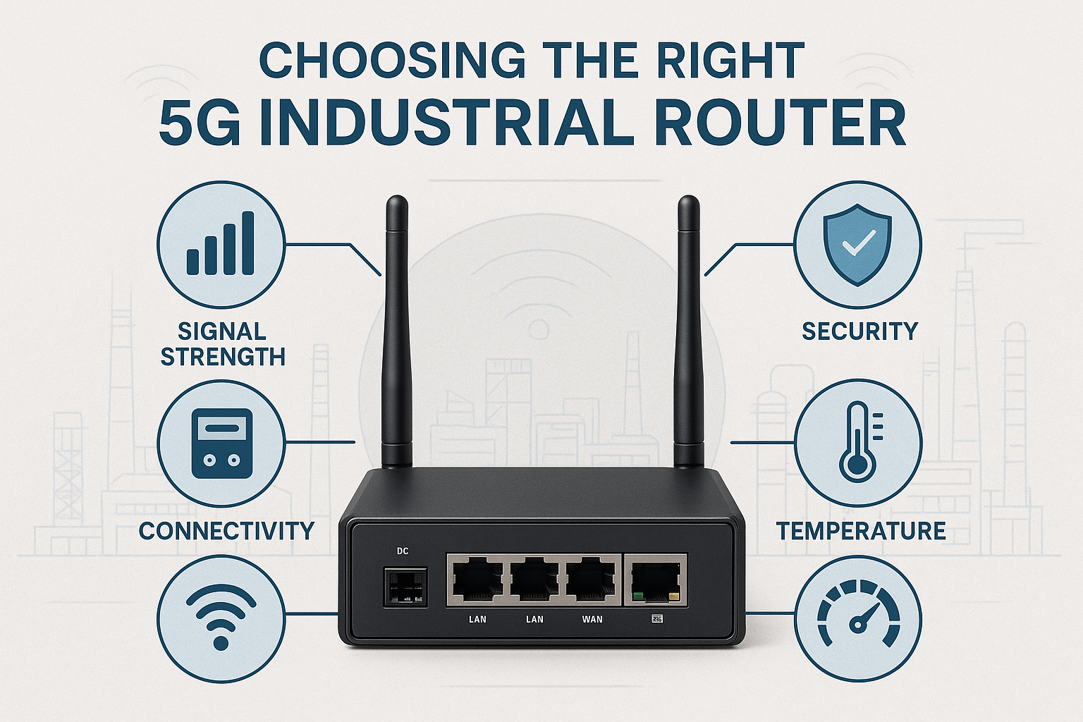 Choosing the Right 5G Industrial Router! – ZBTWIFI