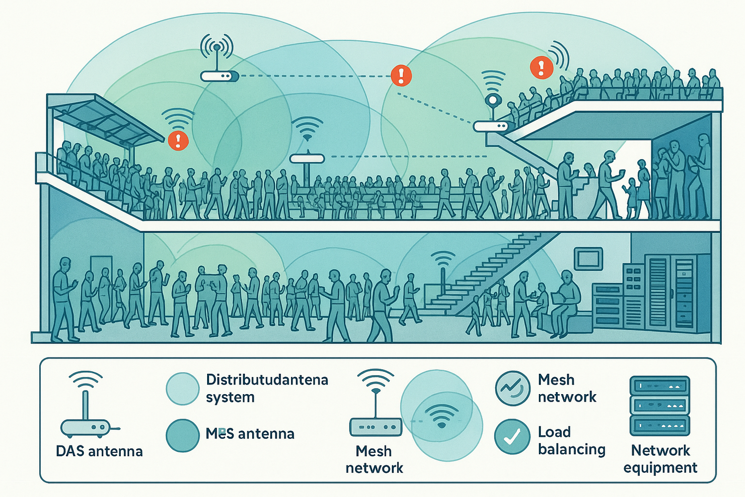 Enhancing Wi-Fi in Large Public Venues: Challenges & Best Practices - ZBTWIFI