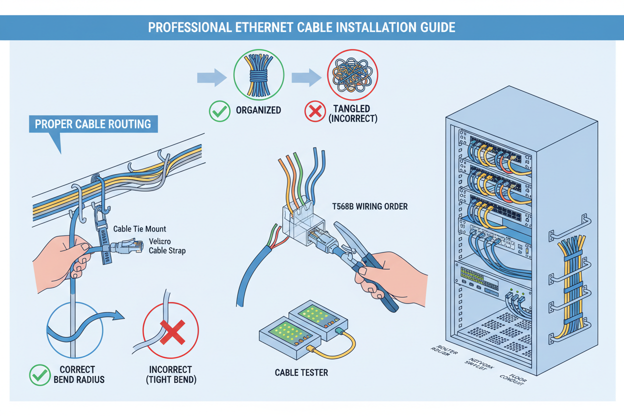 Ethernet Cable Installation Guide: Best Practices & Tips