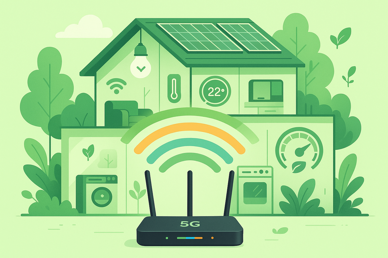 Greener, Smarter Living: How a Three Band 5G Router Powers Energy-Efficient Smart Homes - ZBTWIFI