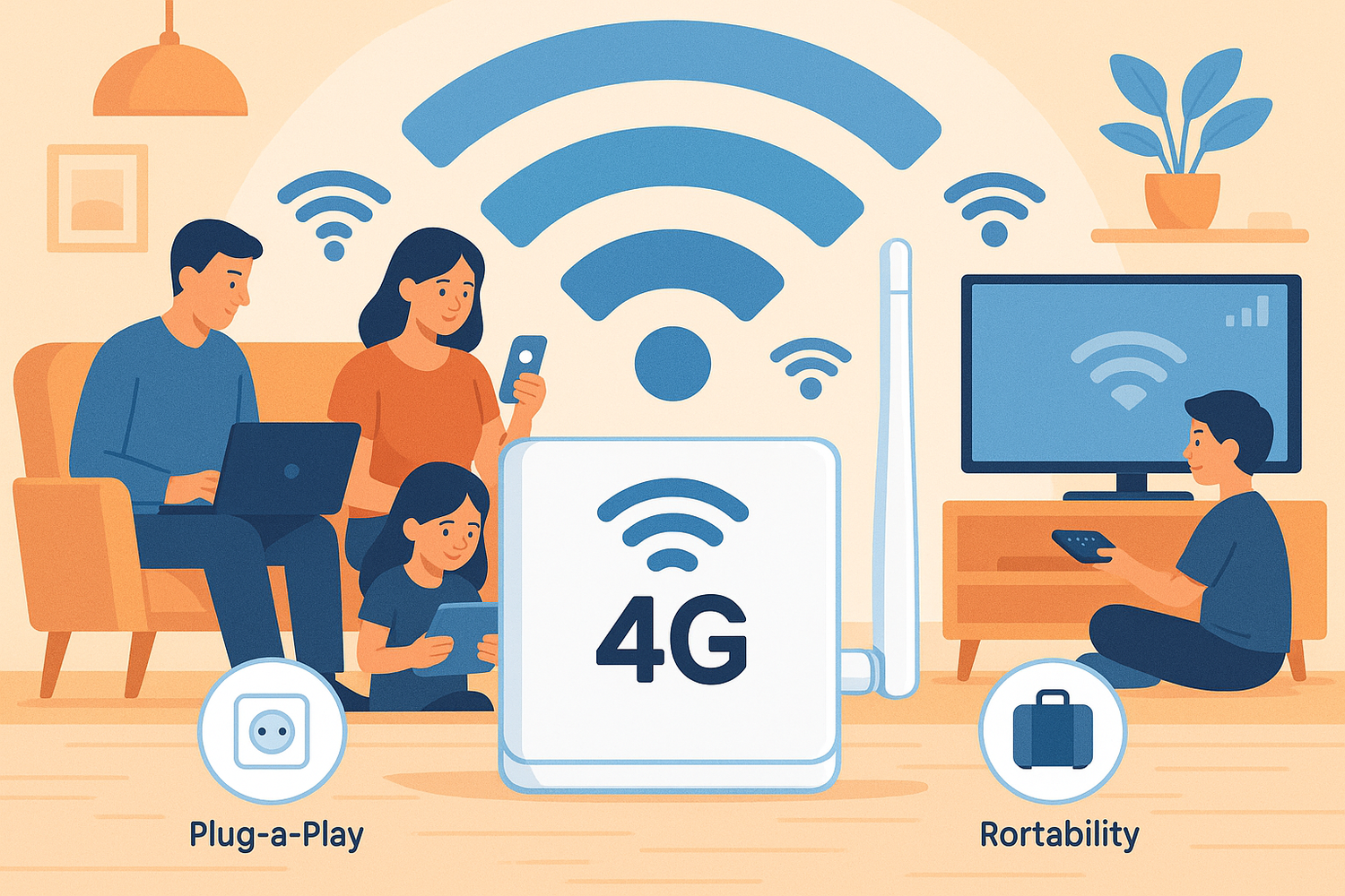 How 4G Routers Make Home Internet More Convenient - ZBTWIFI