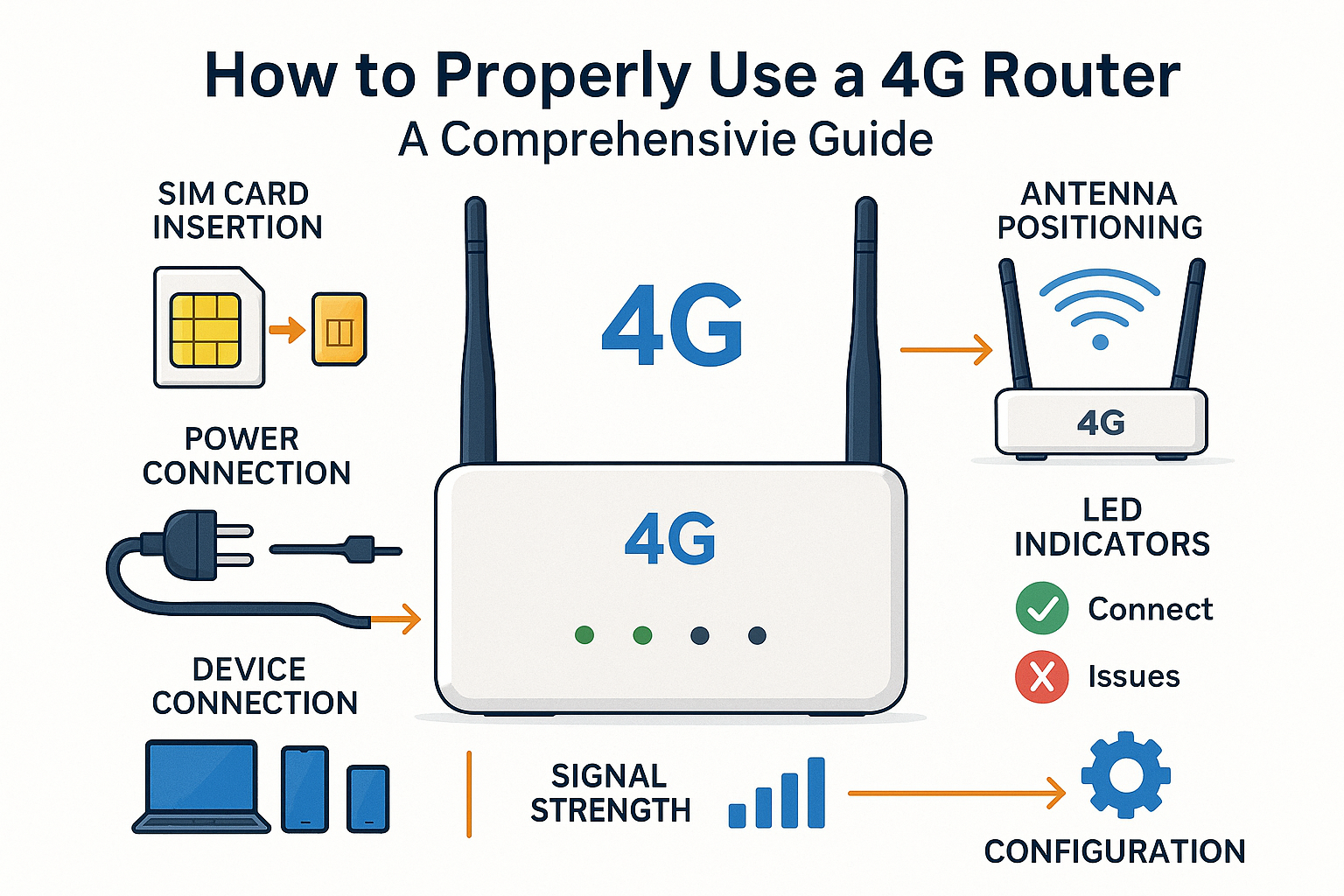 Wi Fi Router Use How to Properly Use a 4G Router: A Comprehensive Guide – ZBTWIFI