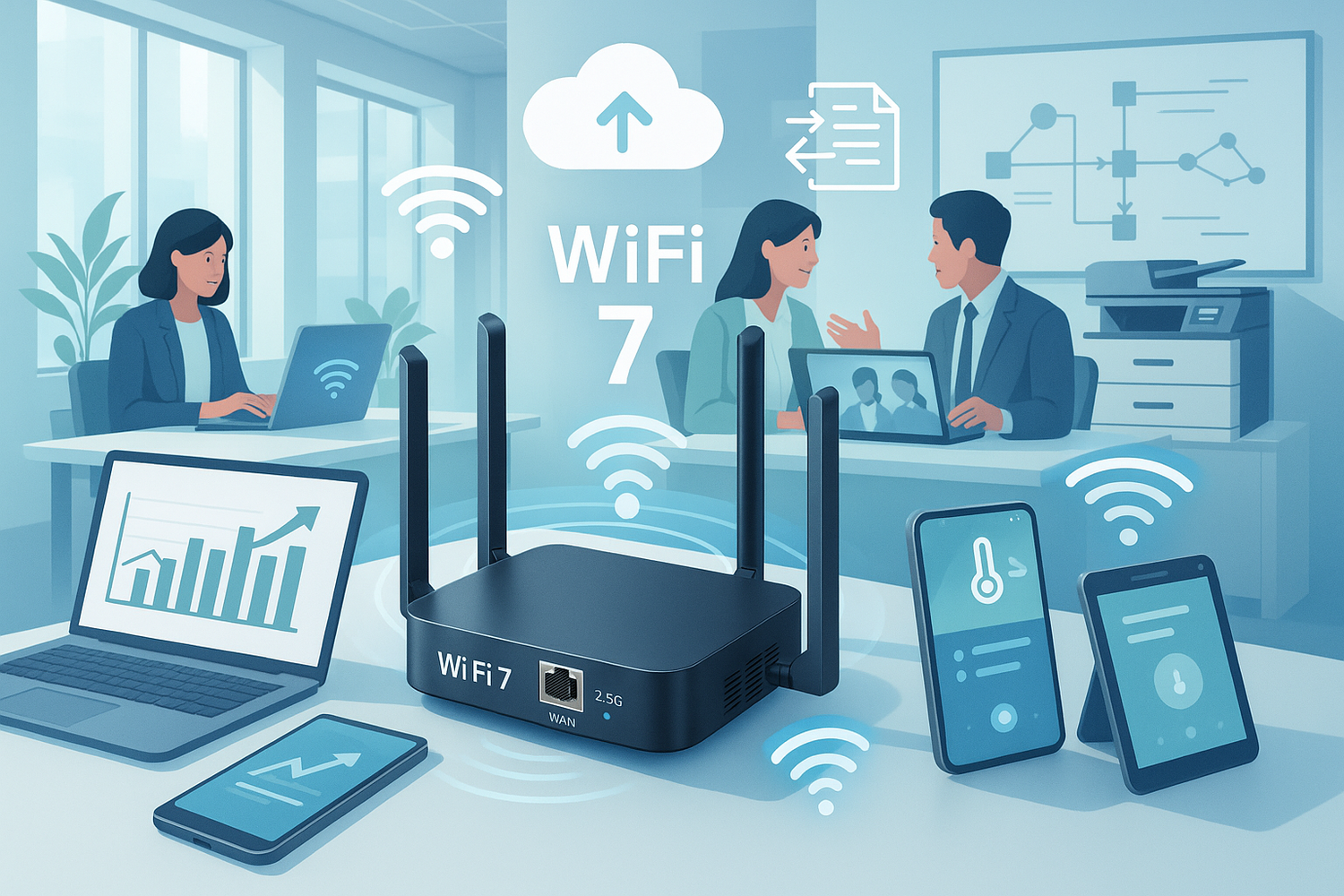 How WiFi 7 2.5G WAN Routers Can Enhance Your Small Business’s Digital Transformation - ZBTWIFI