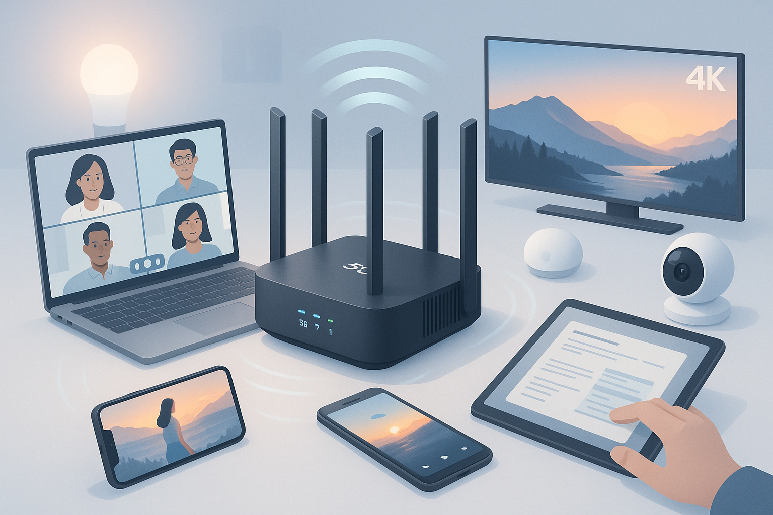 Hybrid Living Made Easy: Why a Three Band 5G Router Is the Perfect Sol ...