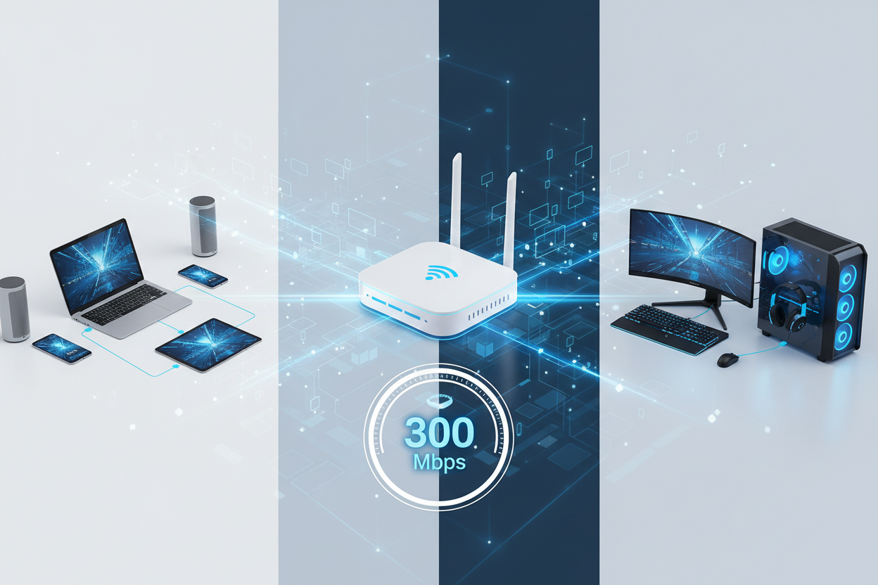 Is 300 Mbps Fast Enough for Home & Gaming?