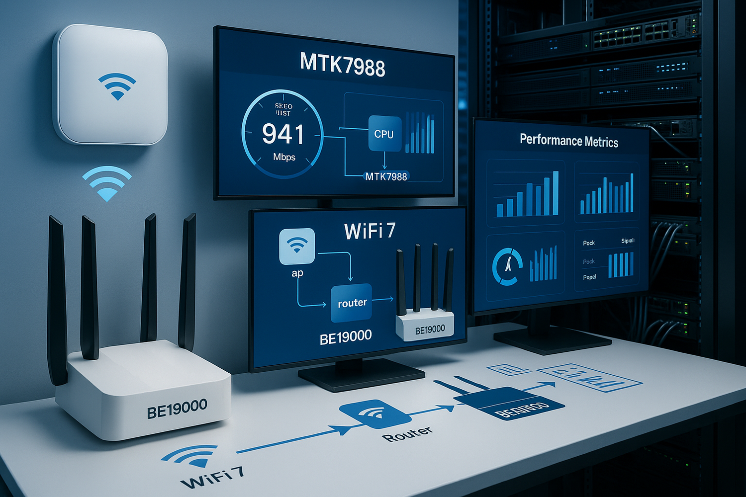Is MTK7988 Good for Enterprise Networks? BE19000 Real-World Speed Test