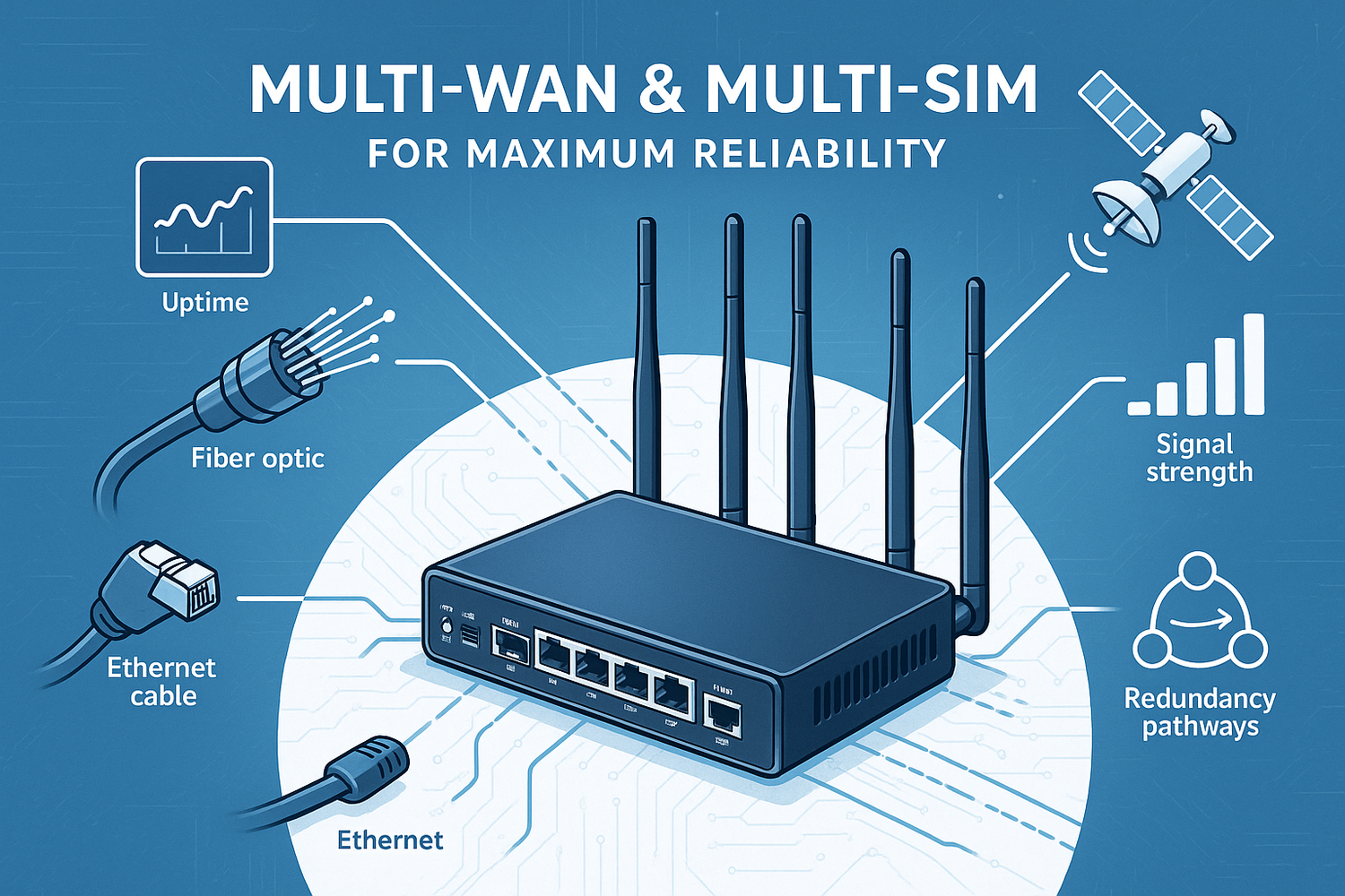 Maximizing Network Reliability: Multi-WAN & Multi-SIM Routers for Busi ...