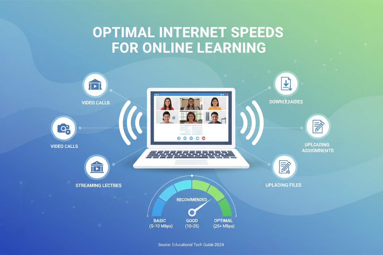 Optimal Internet Speeds for Online Learning - Guide