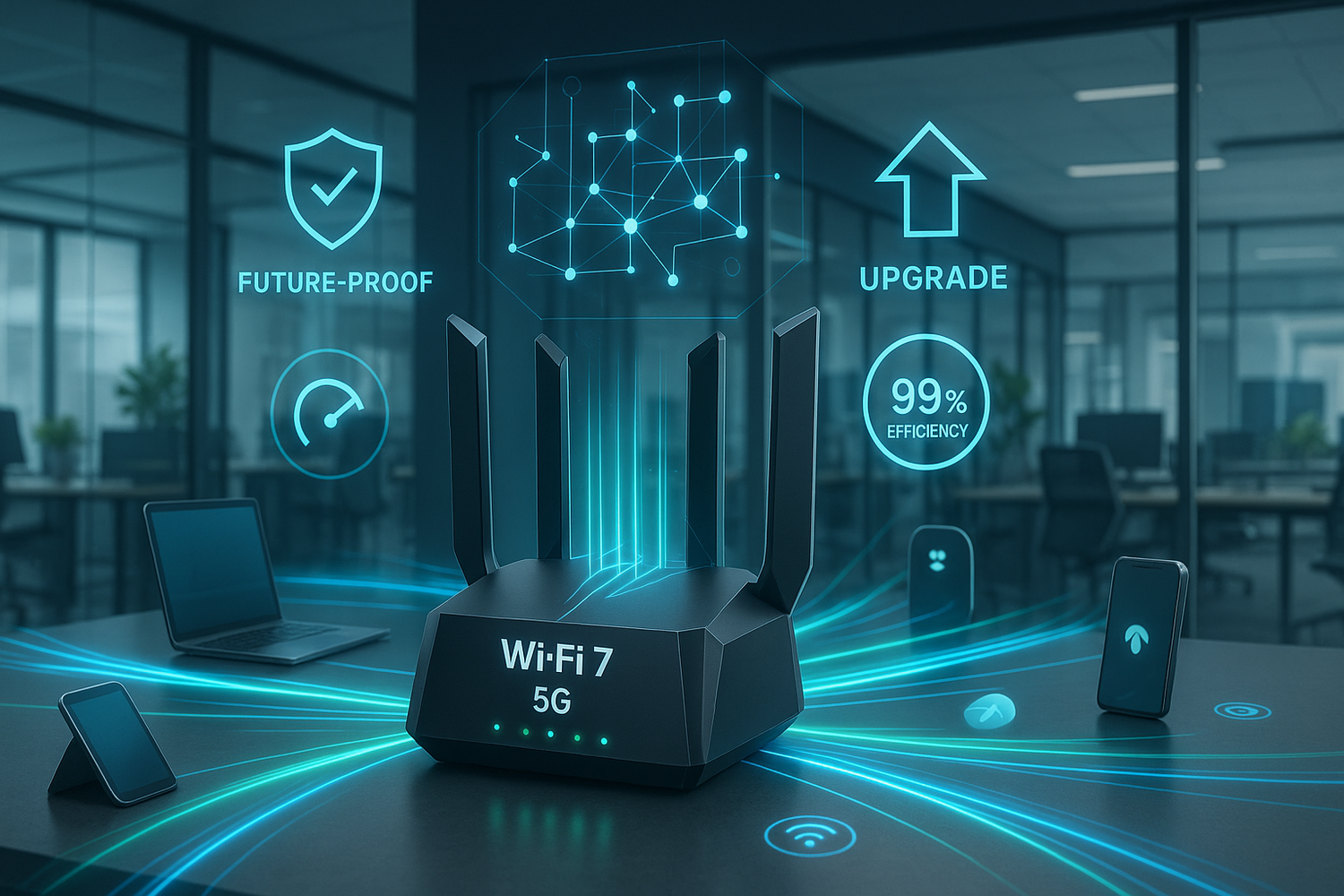 Optimizing Business Networks with a WiFi 7 5G Router: Boosting Efficie ...