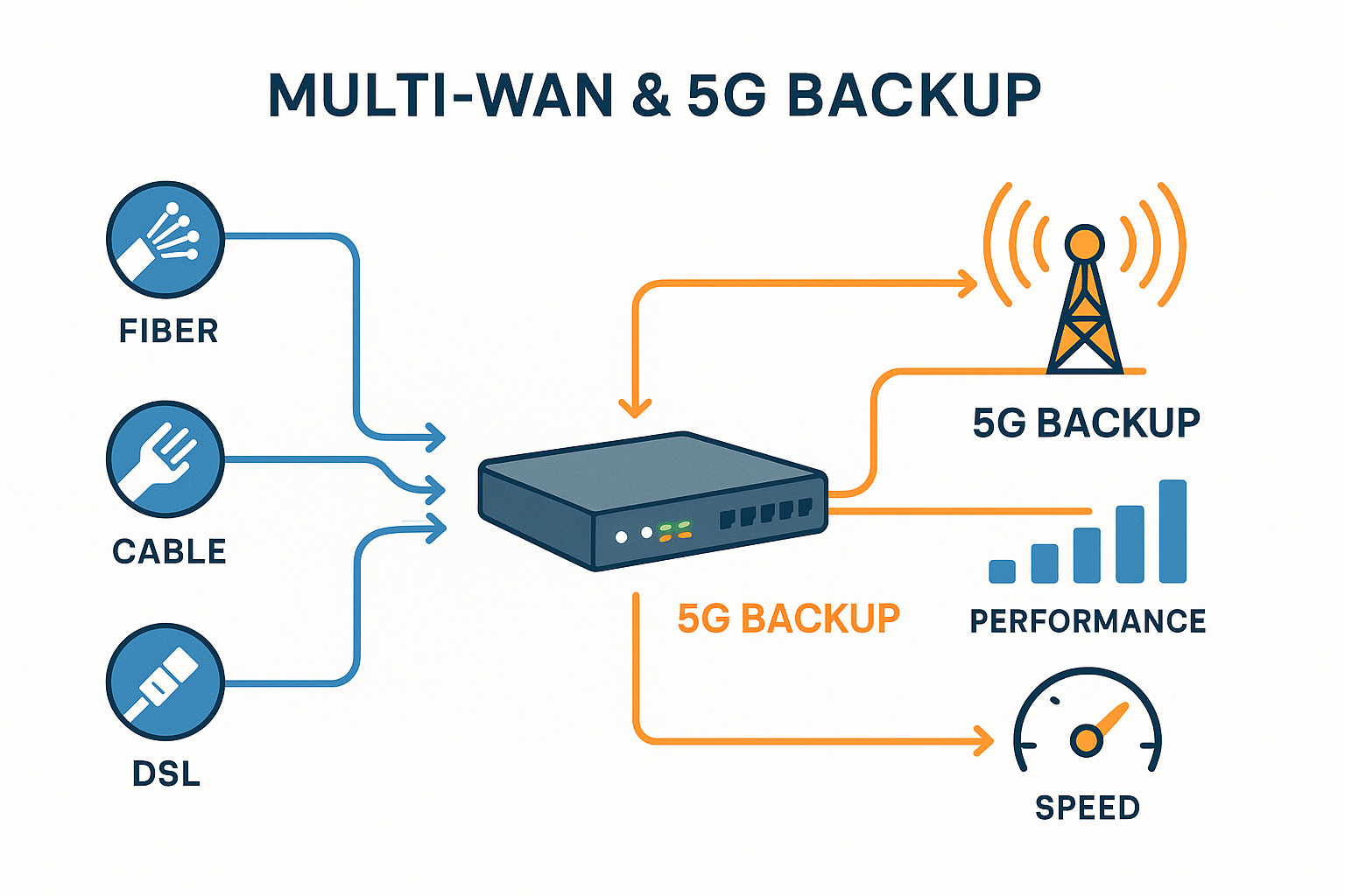 Optimizing Multi-WAN & 5G Backup for Maximum Performance – ZBTWIFI