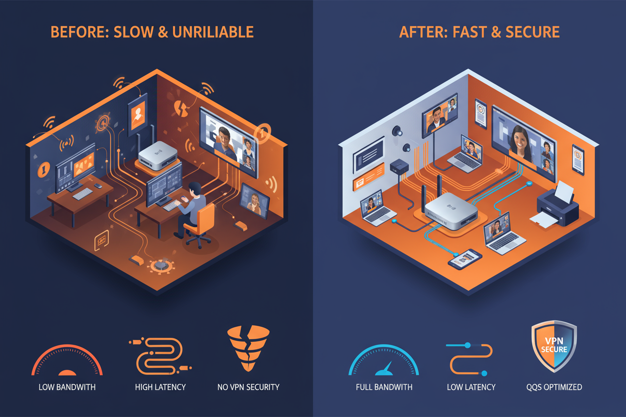 Optimizing Remote Work Network Performance for Small Business