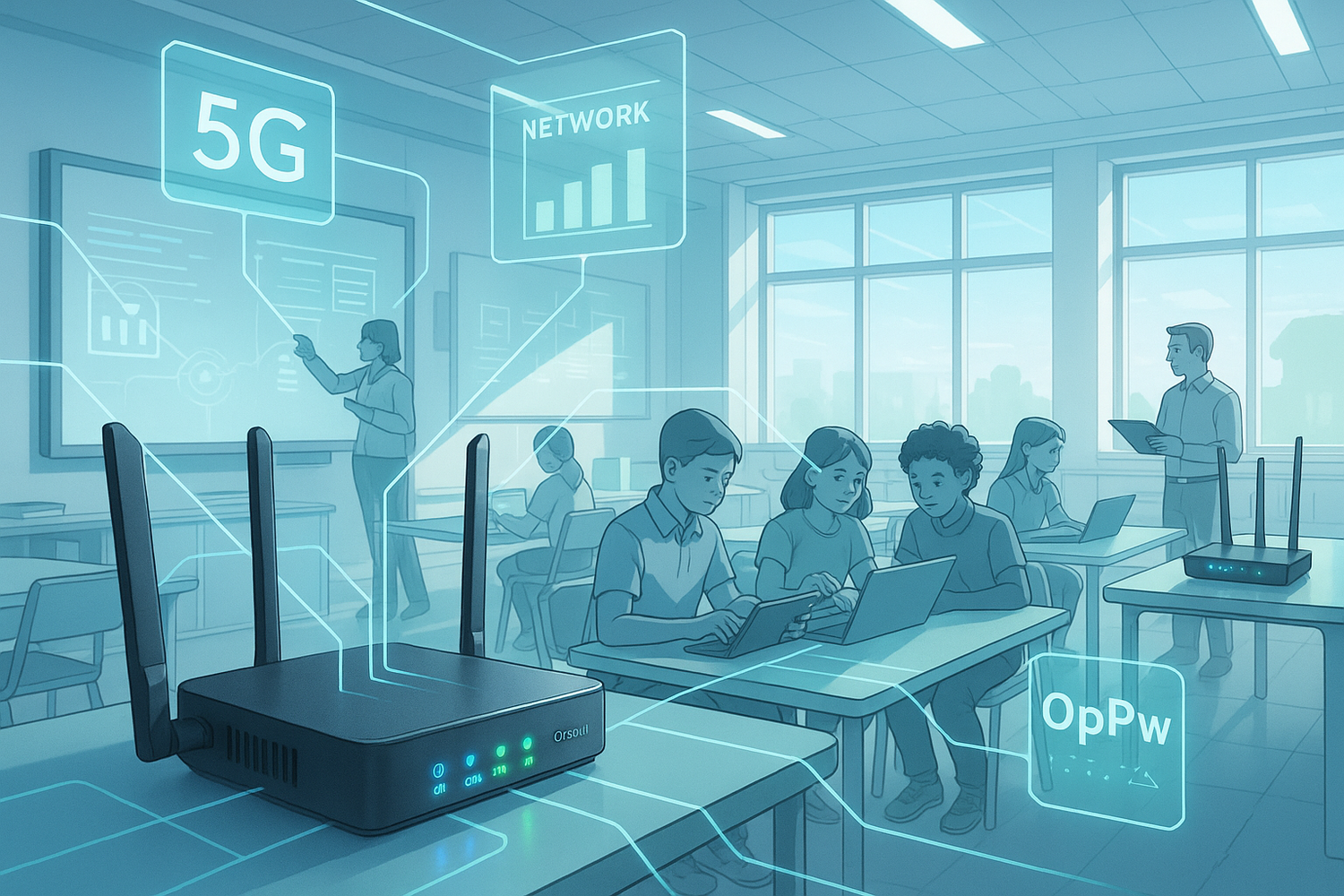 Revolutionize School Networks: How OpenWRT 5G Routers Are Shaping the Future of Education - ZBTWIFI