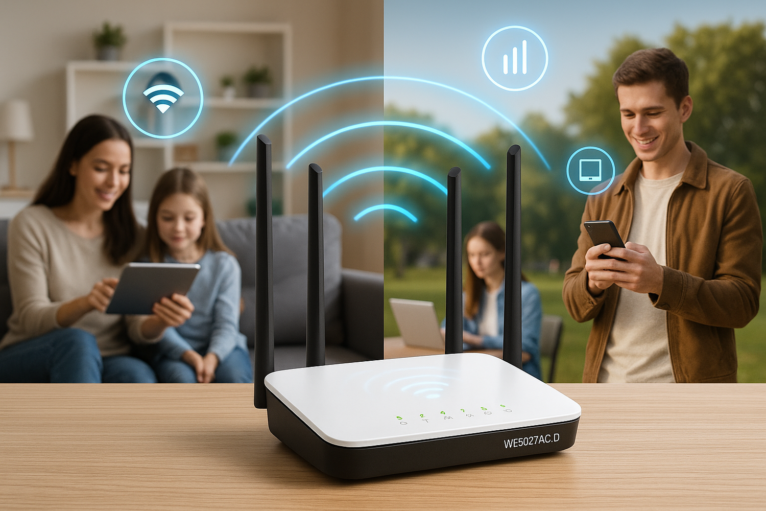 Stay Connected Anytime, Anywhere with the WE5927AC-D Home 4G Router! - ZBTWIFI