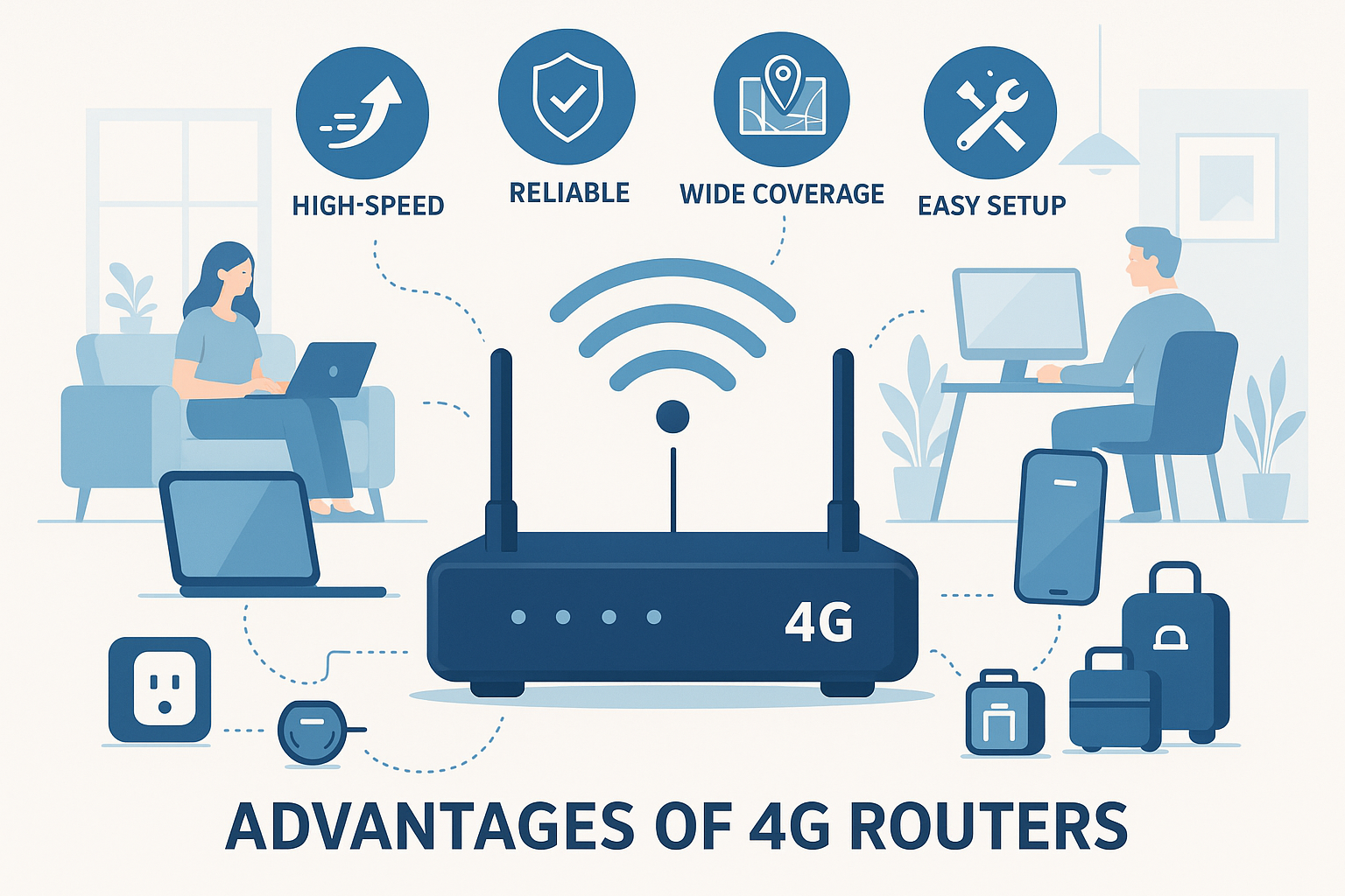 The Ongoing Advantages of 4G Routers in Today's World – ZBTWIFI