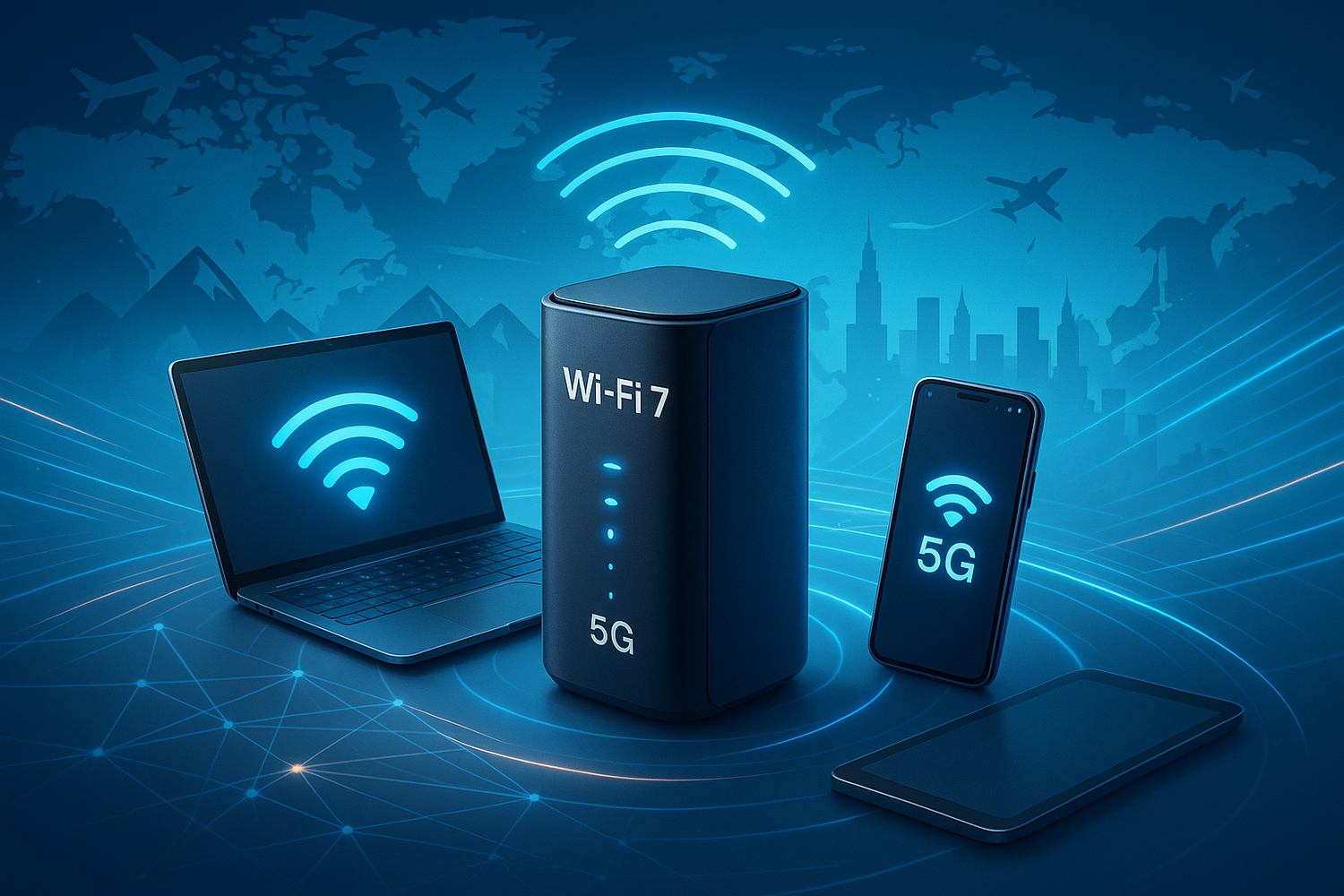 The Ultimate Connectivity for Digital Nomads: Why WiFi 7 5G Routers Are a Game-Changer for Travelers - ZBTWIFI