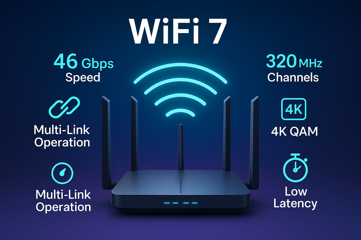 Wi Fi 7 Router Speed WiFi 7 Explained: 802.11be, 320 MHz, MLO & 4096‑QAM – ZBTWIFI