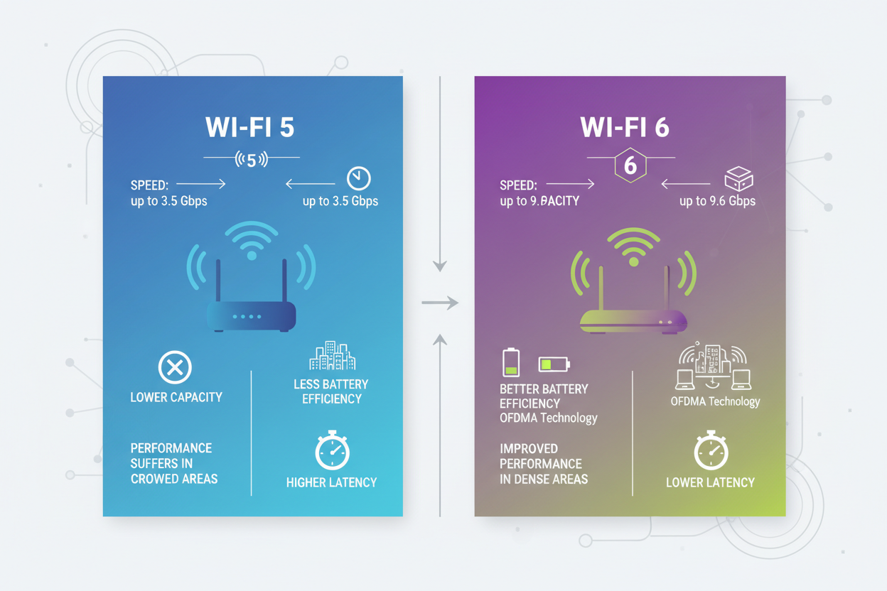 Wi-Fi 5 vs. Wi-Fi 6: Key Features Explained