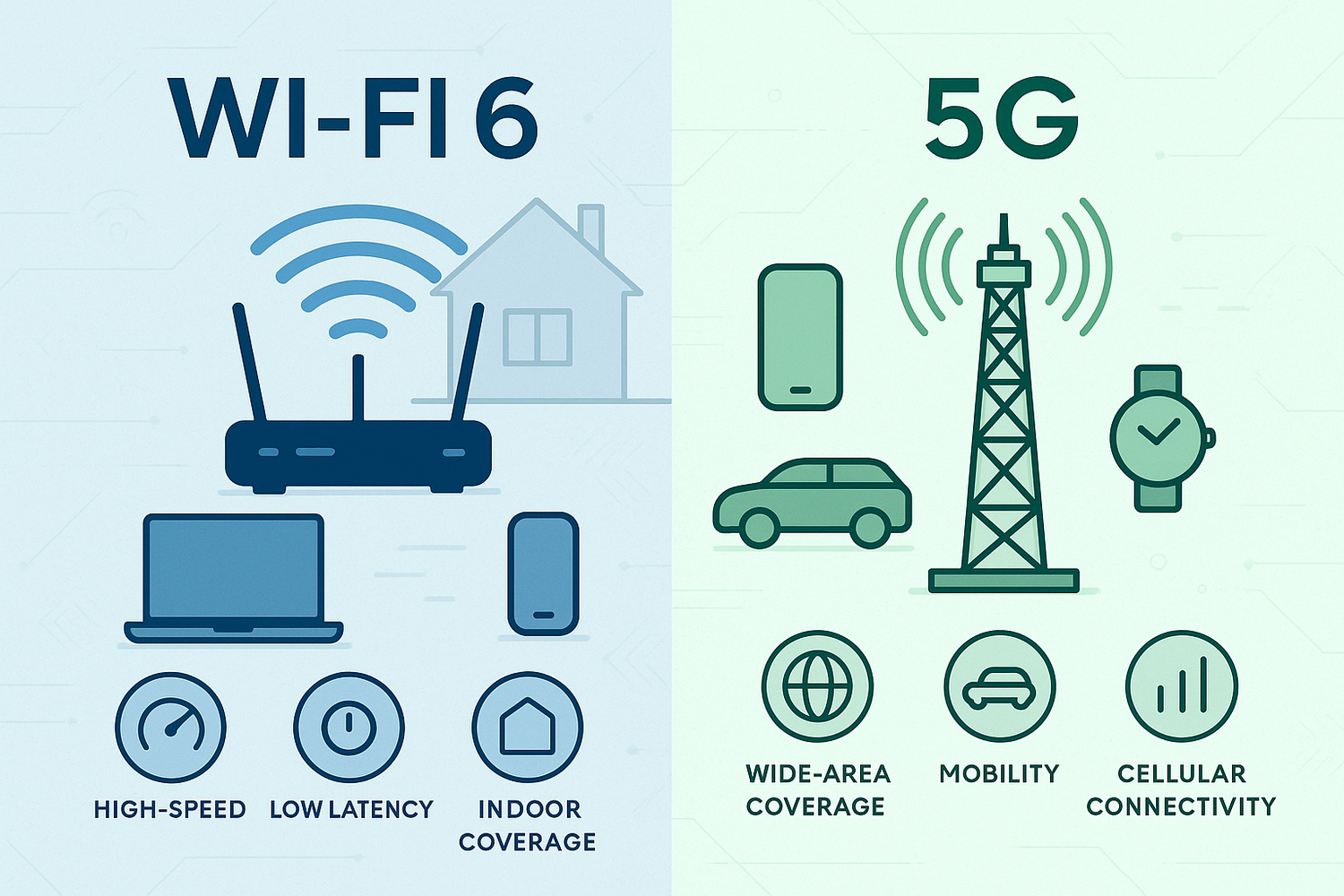 Wi-Fi 6 vs 5G: Understanding the Key Differences and How They Impact You - ZBTWIFI