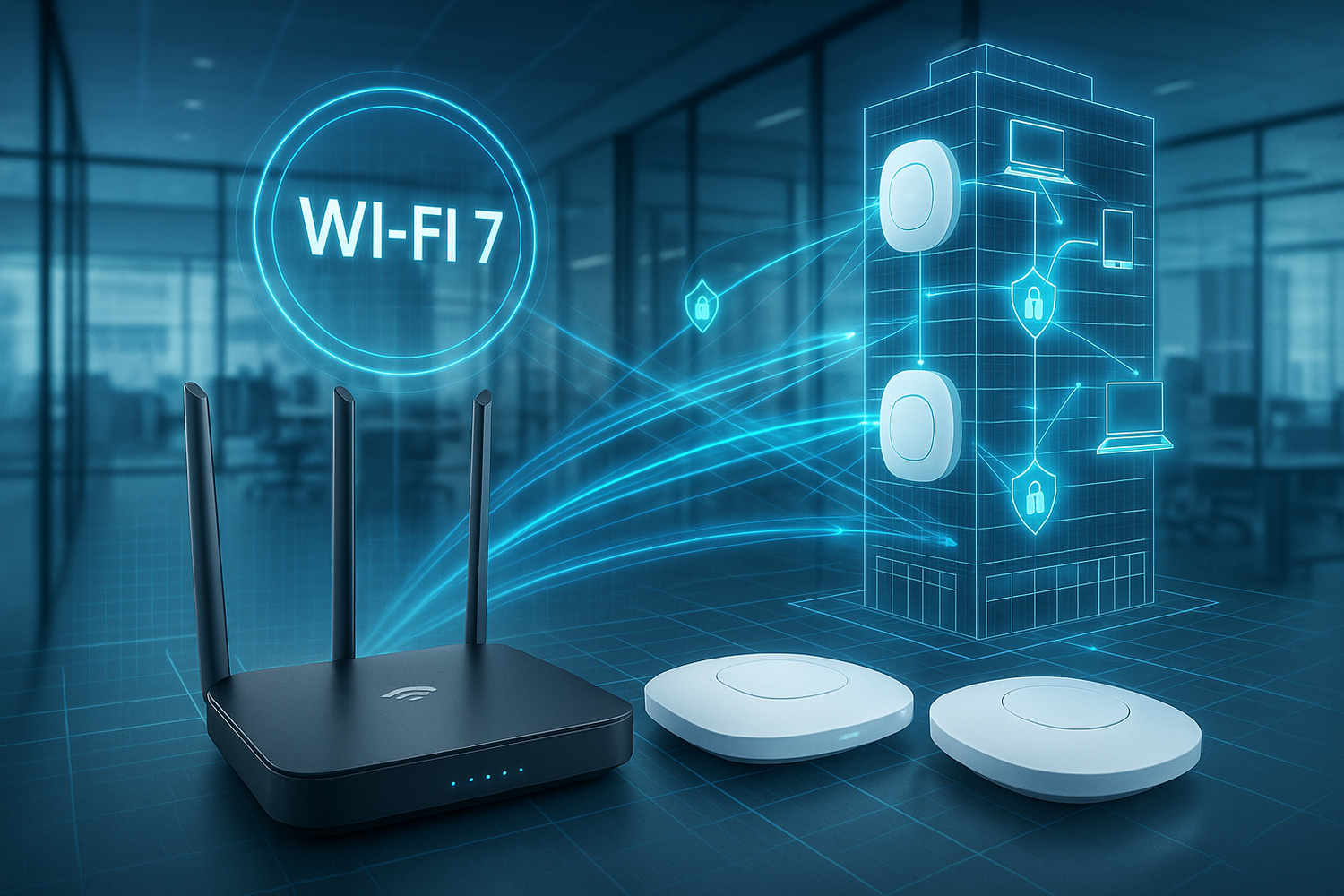 Wi-Fi 7 for Large Enterprises – Scalable, Secure, and High-Performance Network Solutions