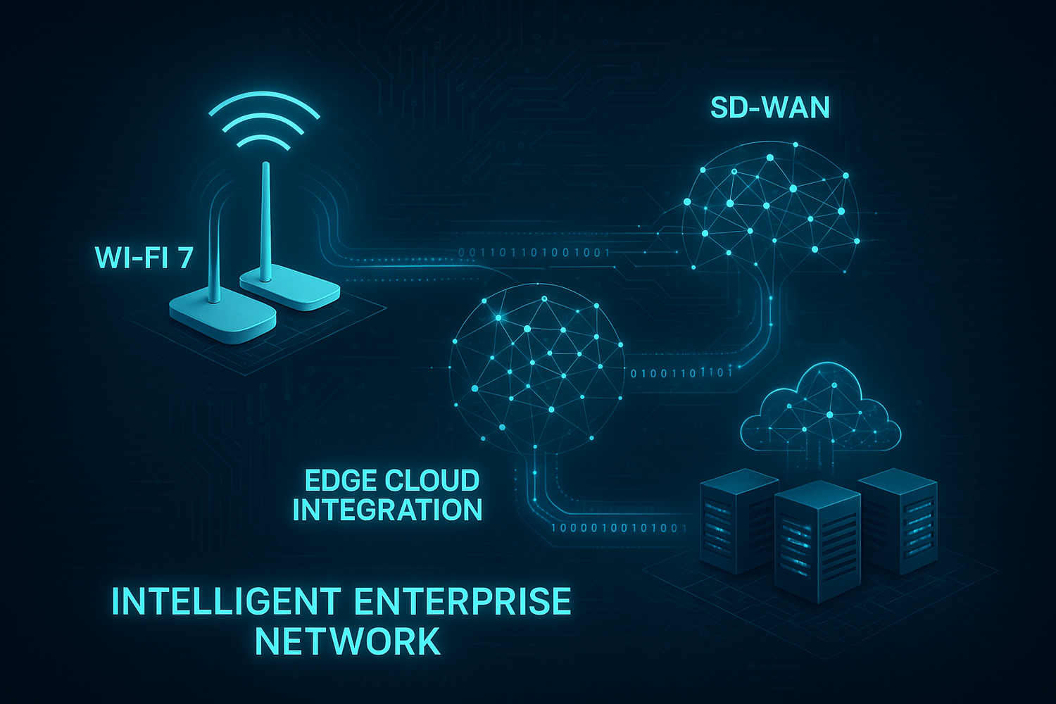Wi-Fi 7, SD-WAN, and Edge Cloud Integration — Building the Intelligent Enterprise Network Architecture of the Future