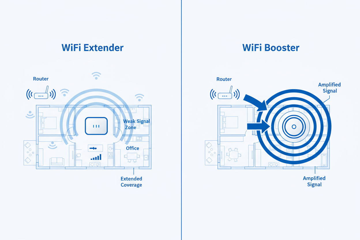 WiFi Extender vs Booster: Enhance Your Home Network