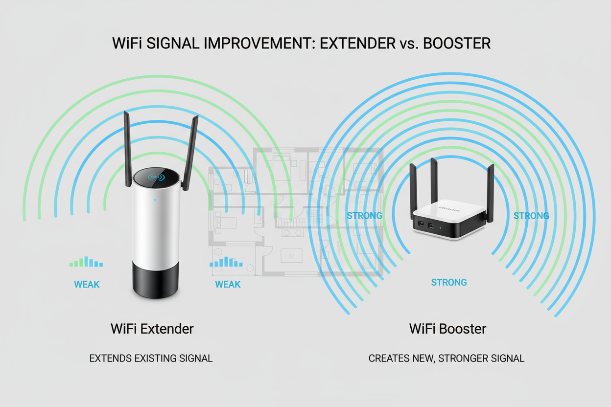 WiFi Extender vs Booster: Improve Your Connection