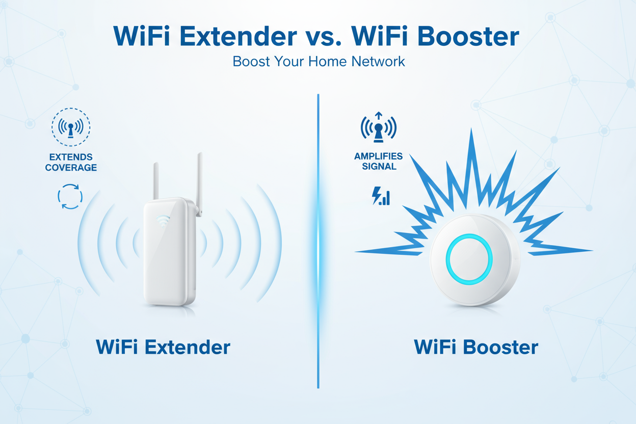 WiFi Extenders vs. Boosters: Key Differences Explained