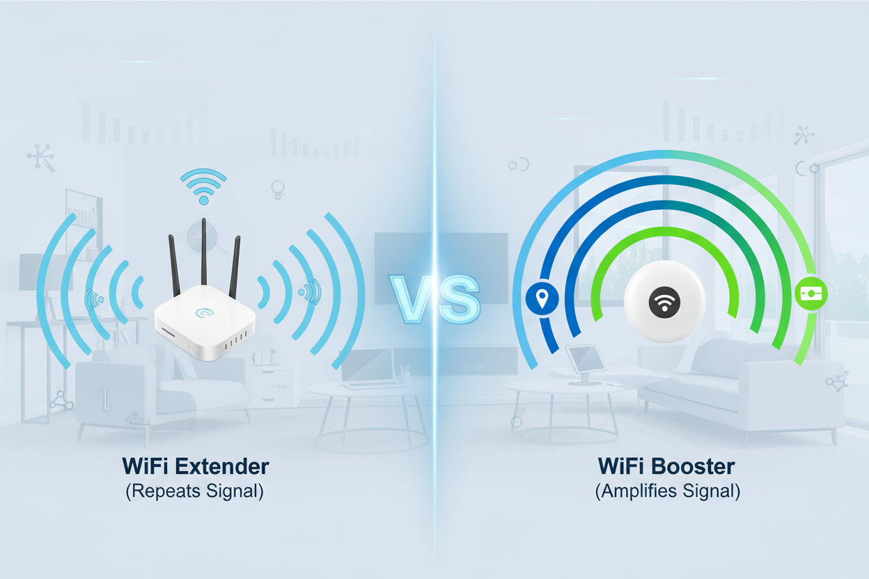 WiFi Extenders vs. Boosters: Pros & Cons Guide